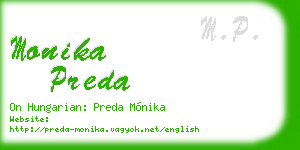 monika preda business card